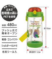 SKATER PET 480ml吸管水樽 迪士尼公主