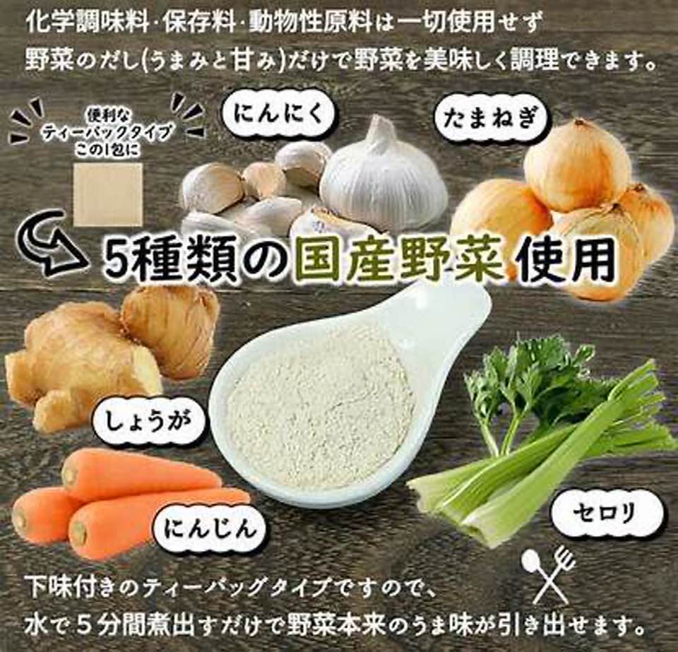 北前船 野菜粉末湯包 12包 – 伊家日本直購通販 iika Store