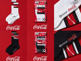 日本6月限定 FamilyMart聯乘Coca-Cola Line Socks 運動長襪