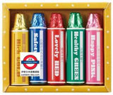 11月限定 日本 顏色筆型朱古力5支