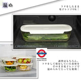 日本製 HARIO 耐熱玻璃保存容器3件套