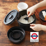 日本製 Skater 減糖質微波煮飯器 連飯勺