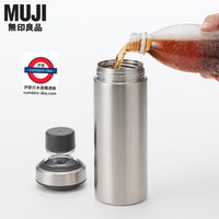 日本 MUJI  不鏽鋼 汔水保冷瓶600ml