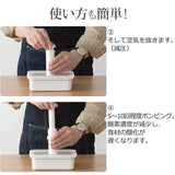 日本富士真空琺瑯烘焙保鮮盒5點套裝