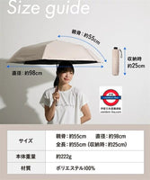 日本 2025最新PROTECT U -19.7度降溫晴雨兩用縮骨遮