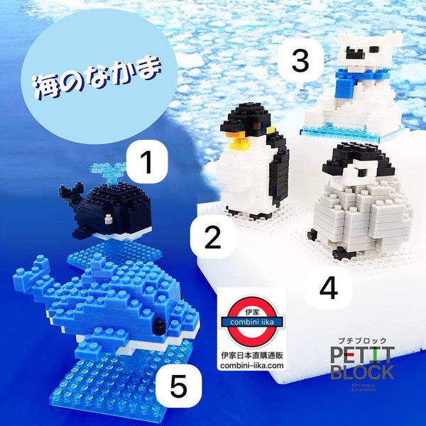 日本petit block 海洋動物系列