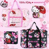 日本Sanrio可折疊手提肩背波士頓旅行袋