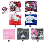 日本Sanrio可折疊手提肩背波士頓旅行袋