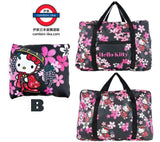 日本Sanrio可折疊手提肩背波士頓旅行袋