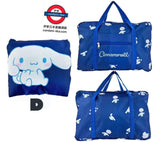 日本Sanrio可折疊手提肩背波士頓旅行袋