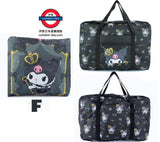 日本Sanrio可折疊手提肩背波士頓旅行袋