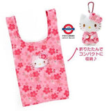 日本 Sanrio Melody/Kitty 毛絨玩具環保袋 櫻花和服