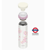 日本製Thermos 真空斷熱保溫櫻花 水樽350ml