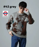 6月限定 日本 Nano Universe アート柄クルーネックニット