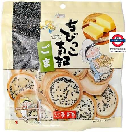 日本 小松製菓 黑芝麻南部煎餅 58g