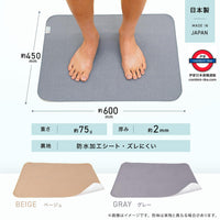 日本製 LEC笑激SHOCK超薄乾爽浴室墊
