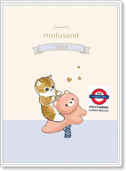 2026年 日本製 mofusand A6手帳