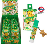 日本 樂天熊仔餅 造型盲盒吊飾保濕護唇膏