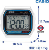 日本 Casio 電波座枱鬧鐘　DQD-851J 銀色