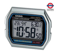 日本 Casio 電波座枱鬧鐘　DQD-851J 銀色