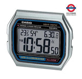 日本 Casio 電波座枱鬧鐘　DQD-851J 銀色