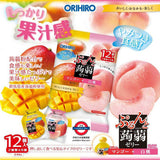 日本 ORIHIRO 蒟蒻果汁啫喱 芒果白桃 12粒