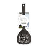 日本製 貝印 鑊鏟型 尼龍漏勺