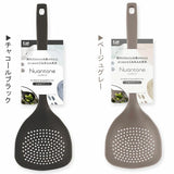 日本製 貝印 鑊鏟型 尼龍漏勺