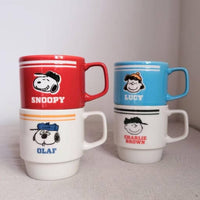 Stacking mugs snoopy 4pcs set