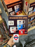Stacking mugs snoopy 4pcs set