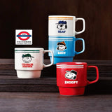 Stacking mugs snoopy 4pcs set