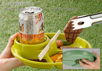 Inomata 日本製BPA Free環保BBQ碟3隻