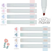 日本Awaii 透明標記筆8支