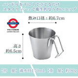 日本製Three Snow 新越 不鏽鋼水杯