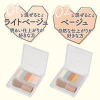 Canmake 5色修飾遮瑕調色盤