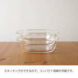 日本製 HARIO 耐熱玻璃多用途焗爐盤2件裝 HTZ-40-BK