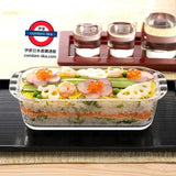 日本製 HARIO 耐熱玻璃長方形蛋糕焗盤 850ml 24cm