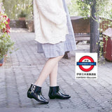 日本製 防水 輕鬆著脫雨靴