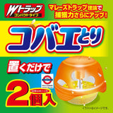 日本製 獅王化學 W雙效捕蠅器2個裝