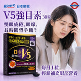 日本製🇯🇵樂敦 ROHTO｜全新包裝V5明眼膠囊30粒