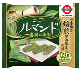 日本製 BOURBON 迷你宇治抹茶千層脆卷 121g