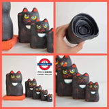 日本職人hariko-shika手工製作俄羅斯娃娃招財招福擺飾系列