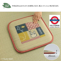 日本製 宮崎駿 龍貓 抗菌消臭加工藺草涼爽坐墊