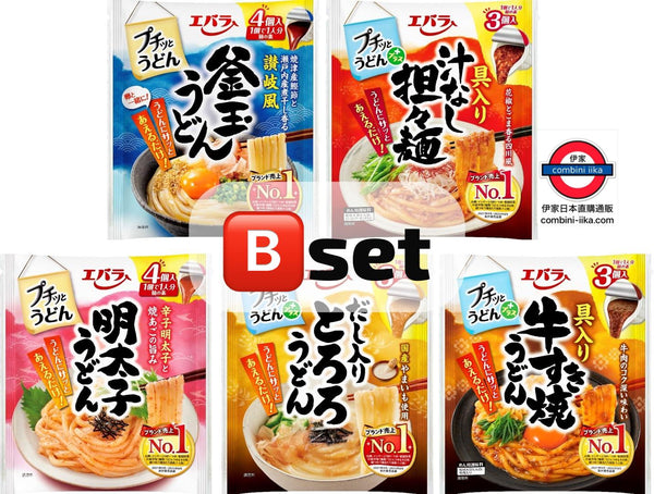 🅱️SET 日本製Ebara日式撈烏冬醬一套5款20粒
