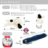 日本snoopy/woodstock兩用絨毛玩偶頸枕