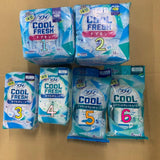 Japan Sofy COOL FRESH Cooling sanitary pads  cleansing wipes Series