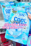 Japan Sofy COOL FRESH Cooling sanitary pads  cleansing wipes Series
