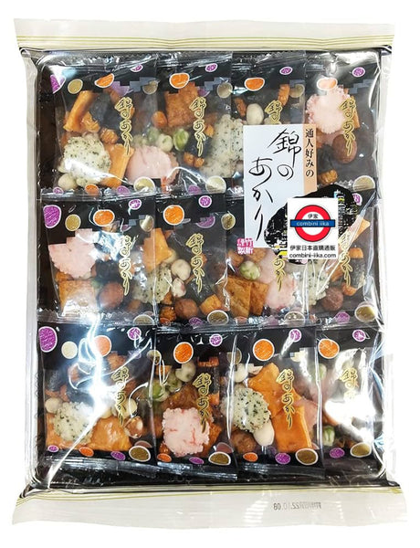 日本 竹新製菓 錦之綜合米果 12小袋入