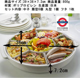 日本製 inomata 有蓋7格拼盤