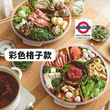 日本製 inomata 有蓋7格拼盤